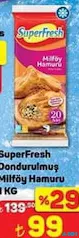 SUPERFRESH DONDURULMUŞ MİLFÖY HAMURU 1 KG fiyat ve kampanya bilgisi